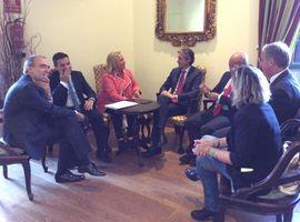 Mercedes Fernández pide al ministro que se acabe la Variante de Pajares