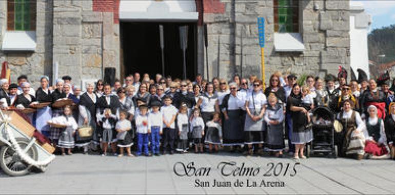 La última procesión marinera de Asturias en San Juan de La Arena