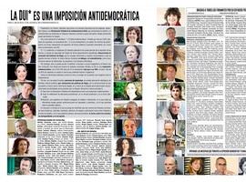 La izquierda catalana denuncia la "imposición antidemocrática" de la DUI 