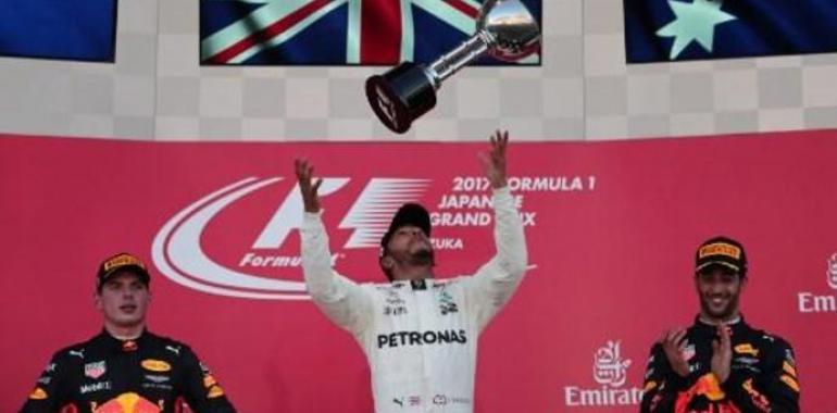 Hamilton gana en Japón y puede ser campeón en Austin 