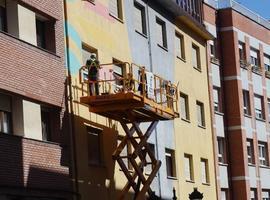 #PAREES: 23 artistas llenarán de color once muros de Oviedo 