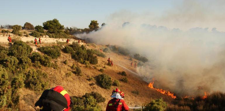 Controlados los últimos 8 incendios forestales cen Asturias