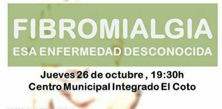 Charla sobre fibromialgia, organizada por Equo y la Asociación de Enfermos, en Gijón
