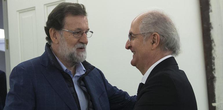  Rajoy recibe al opositor venezolano huido Antonio Ledezma 