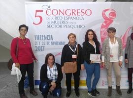 Mujeres asturianas pesqueras prestigiando la Red 