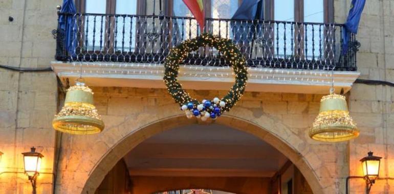3 millones de puntos de luz Led iluminan la Navidad en Oviedo