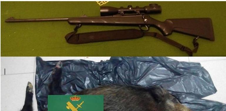Detenidos por matar dos jabalies en el Parque Natural del Narcea-Degaña e Ibias