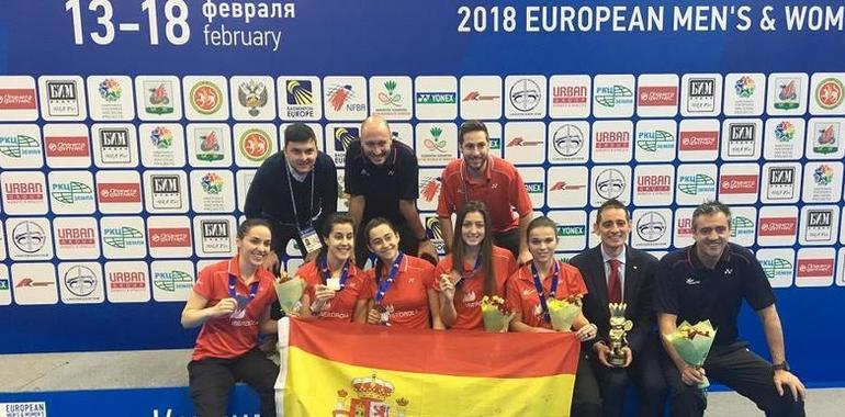 El Bádminton Oviedo consigue su primera medalla Europea Absoluta