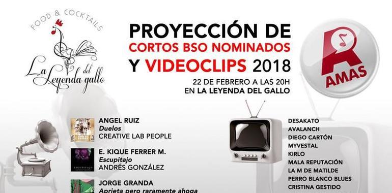  Proyección de los cortos y videoclips nominados por BSO en los Premios AMAS