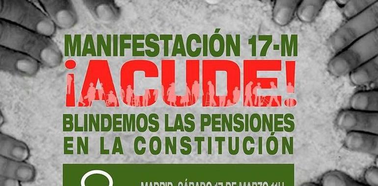 MERP convoca manifestación en Madrid el 17 de marzo para blindar las pensiones