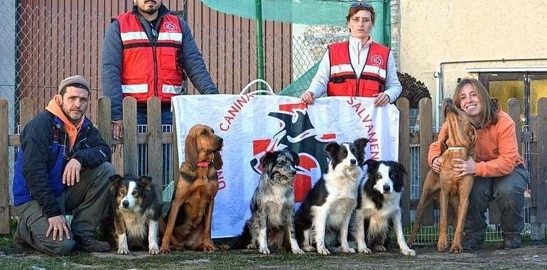 La Unidad Canina UCAS de Arrate en la Feria del Perro de Tineo