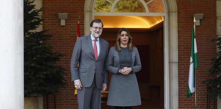 Rajoy compromete con Susana Díaz abordar ya la financiación autonómica