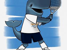 Llega el Torneo BDO Tenis Playa Luanco con "Fatín" la ballena como mascota
