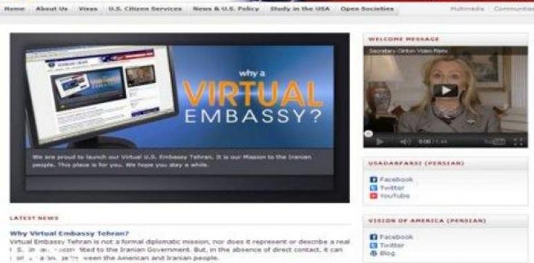 Irán ve la embajada virtual de EEUU como 