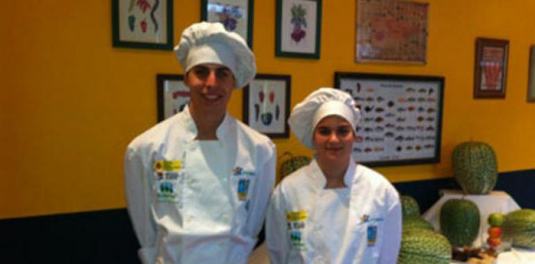 Dos alumnos de Pravia seleccionados en el Concurso Nacional de Jóvenes cocineros de Segovia