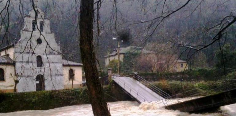 Obras de emergencia para paliar las inundaciones de febrero en Asturias y Cantabria 