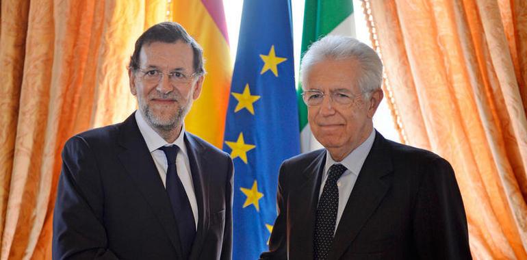 Rajoy y Monti unen fuerzas para estabilizar los mercados financieros