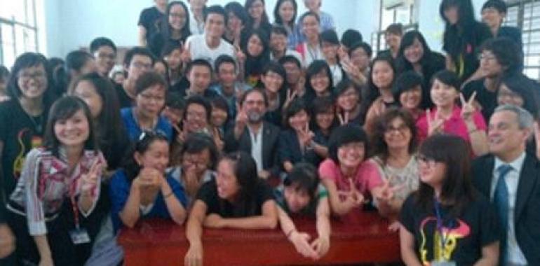 Estudiantes de español en Vietnam