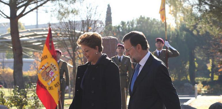 Cumbre España-Brasil en Moncloa con honores militares