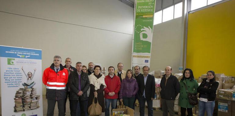 COGERSA recibe unos 20.000 libros usados de donaciones realizadas por ciudadanos en 27 concejos