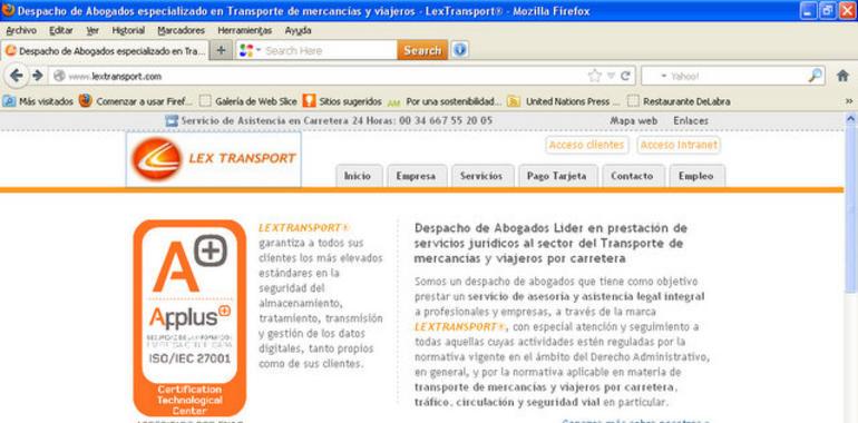 Una aplicación de móvil para transportistas, de  Lextransport Grupo, finalista Fundetec 2012