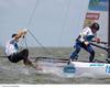 Una rotura aparta de la regata final a Iker y Tara durante la Delta Lloyd Regata