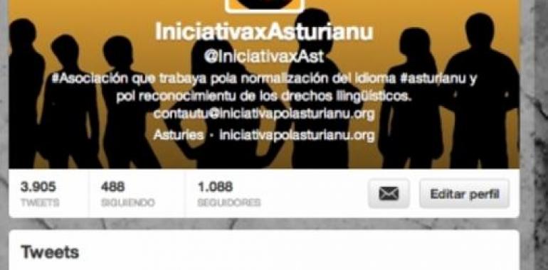 Iniciativa pol Asturianu tien yá más de 1.000 siguidores en Twitter