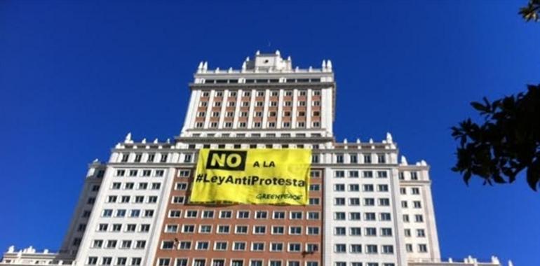 Greenpeace dice "No a la #LeyAntiProtesta"