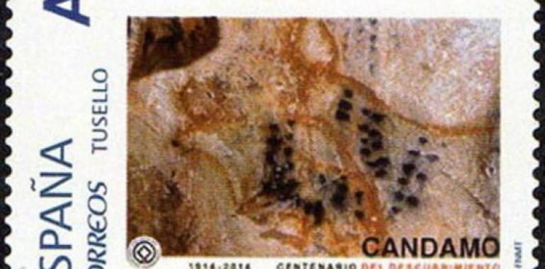 Un sello postal recuerda hoy el hallazgo del tesoro paleolítico candamín