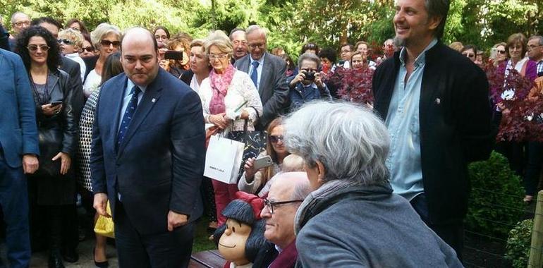 Oviedo ya tiene en Mafalda su nuevo icono turístico