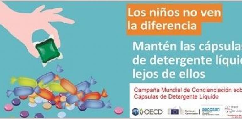 299 niños españoles se intoxicaron en 2013 con cápsulas de detergente líquido