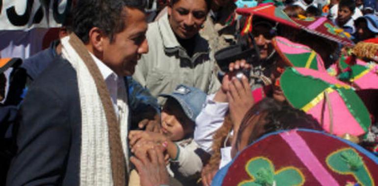 Humala: Lucharé de la mano con el pueblo para lograr una mejor educación, salud y nutrición