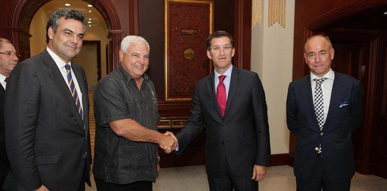 El presidente de Panamá se reúne con el presidente de Galicia