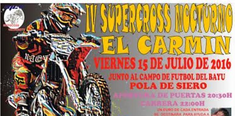Supercross solidario y nocturno en La Pola siero