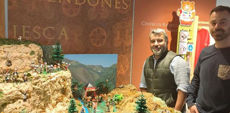 Playmobil revive la épica batalla de Covadonga en el Centro del Prerrománico Asturiano