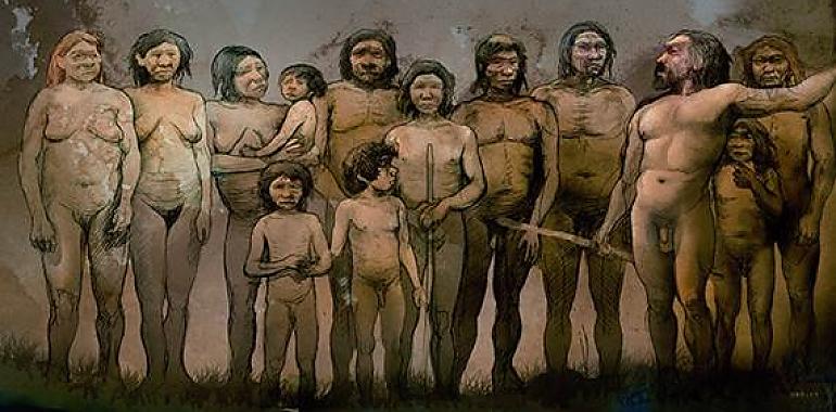 La reconstrucción del esqueleto de un niño neandertal protagoniza una exposición en Asturias