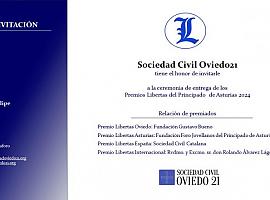 Oviedo21 celebrará la entrega de los Premios Libertas del Principado de Asturias 2024