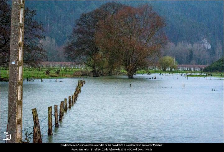 FOTOGALERÍA. Temporal. Inundaciones en Pravia por la ciclogénesis 'Mischka'