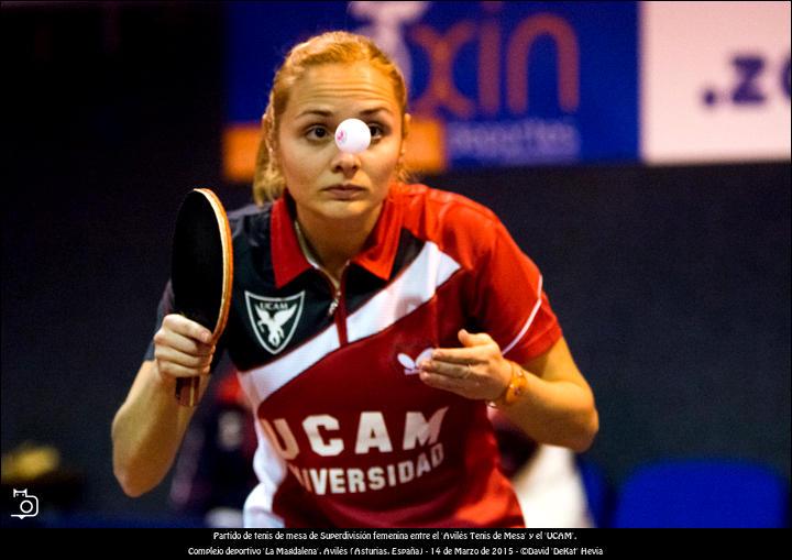 FOTOGALERÍA. Tenis de Mesa. Superdivisión Fem. Aviles TM - UCAM Cartagena TM
