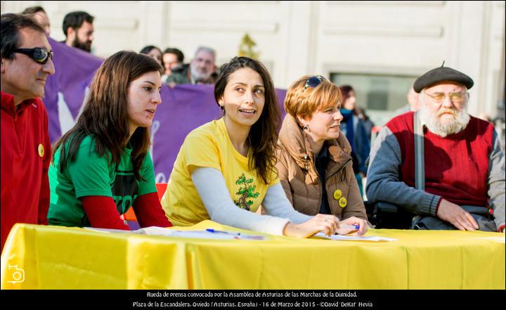 FOTOGALERÍA. Política. Rueda de prensa de la Asamblea de Marchas de la Dignidad