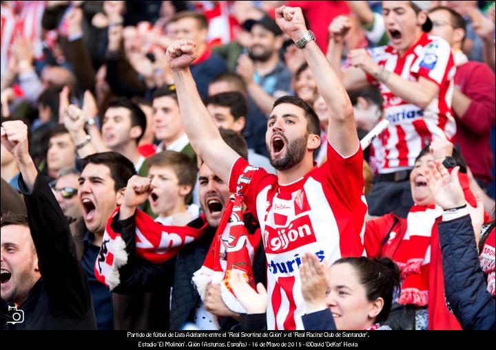 FOTOGALERÍA. Fútbol. Liga Adelante. R. Sporting Gijón - R Racing Santander