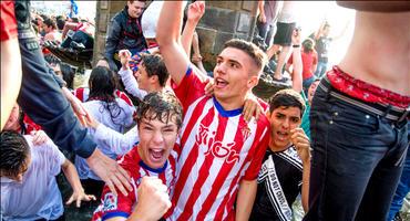 FOTOGALERÍA. Fútbol. El Real Sporting de Gijón asciende a Liga BBVA