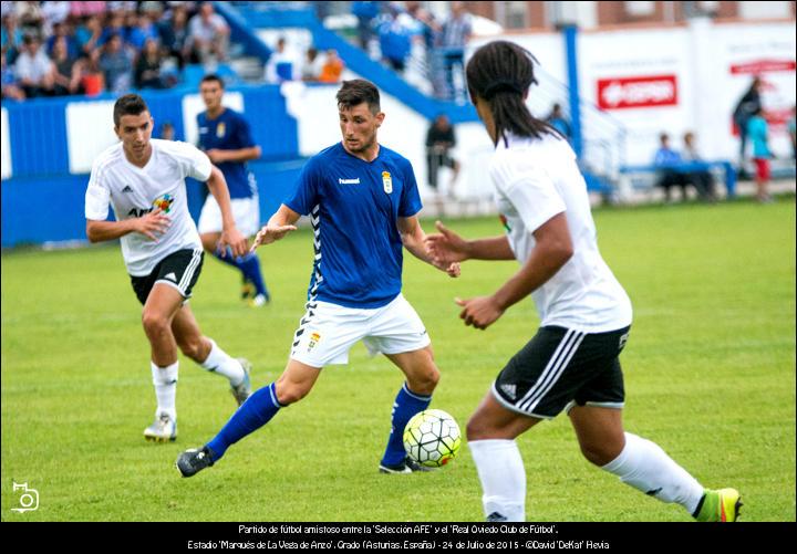 FOTOGALERÍA. Fútbol. Amistoso. Selección AFE - R Oviedo CF