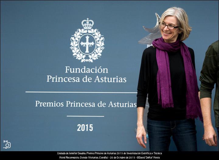 FOTOGALERÍA. Premios Princesa. Llegada de Jennifer Doudna