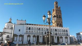 Llerena, la ciudad monumental en Badajoz.