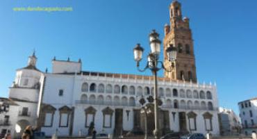 Llerena, la ciudad monumental en Badajoz.