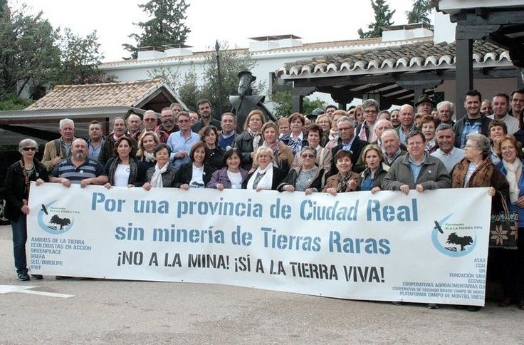 La ciudadanía de Castilla-La Mancha renueva su lucha contra la minería de tierras raras 