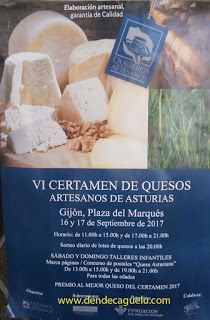 Certamen de los quesos artesanos asturianos en Gijón. VI edición.