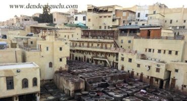 El oficio de curtidor en Fez (Marruecos).