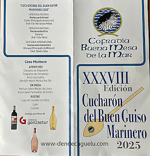 Cucharón del Buen Guiso Marinero, de la Cofradía Buena Mesa de la Mar. XXXVIII Edición, 2025.